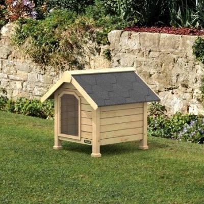 niche en bois chalet cadeau noel chien