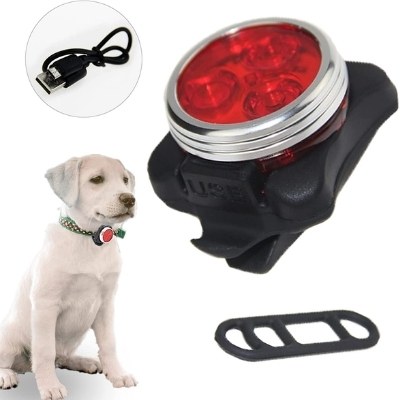 luz roja collar perro