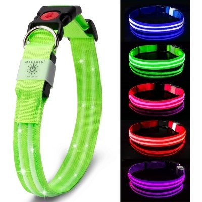melerio collar luminoso resistente al agua