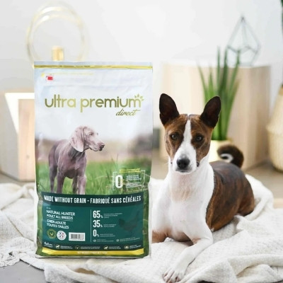 ultra premium croquettes sans cereales chien moyen