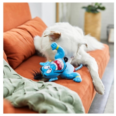 Genie Plush Squeaky Toy With Rope