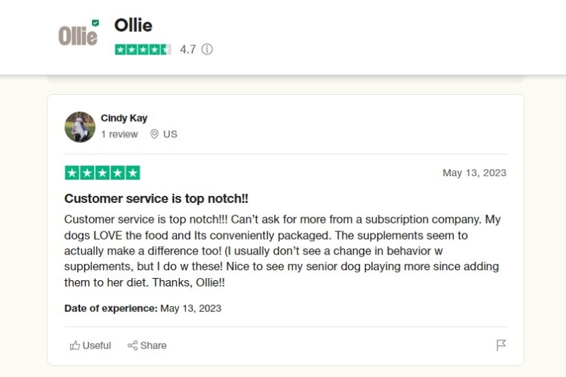 ollie dog food reviews online 2