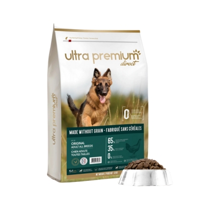 Croquettes sans cereales dUltra Premium Direct pour chien de grande taille