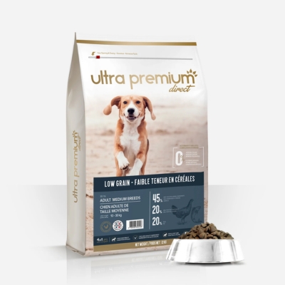 croquettes super premium pour chien adulte de taille moyenne