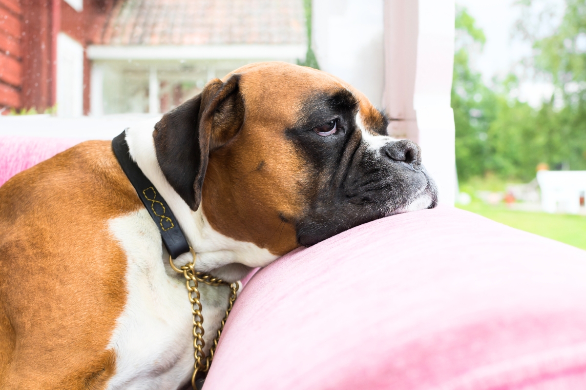 bored dog